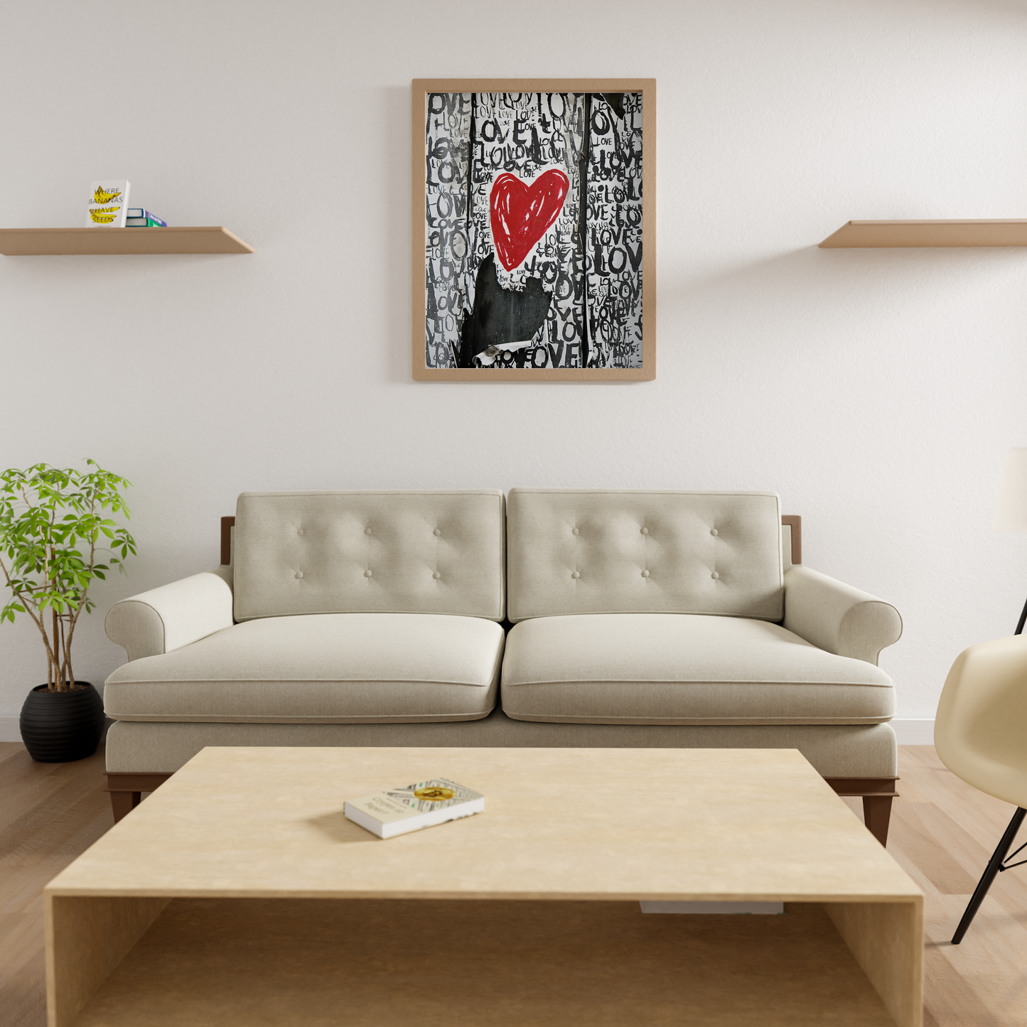 Wall graffiti wall art by Mike Lindwasser