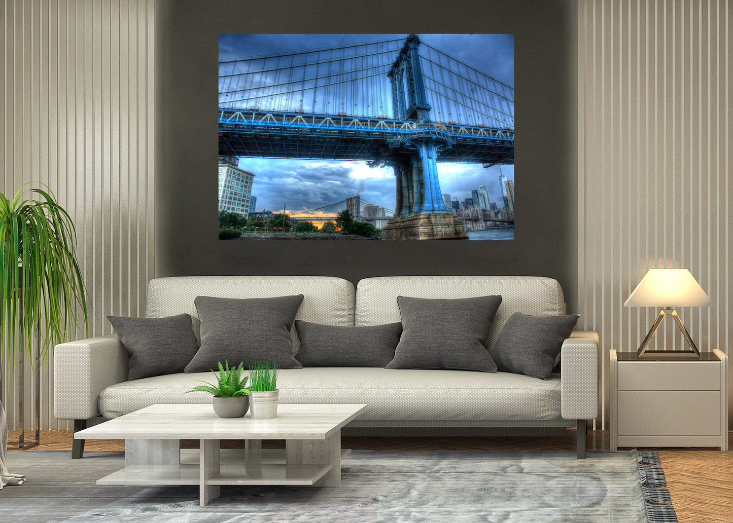 Two Bridges wall art NYC