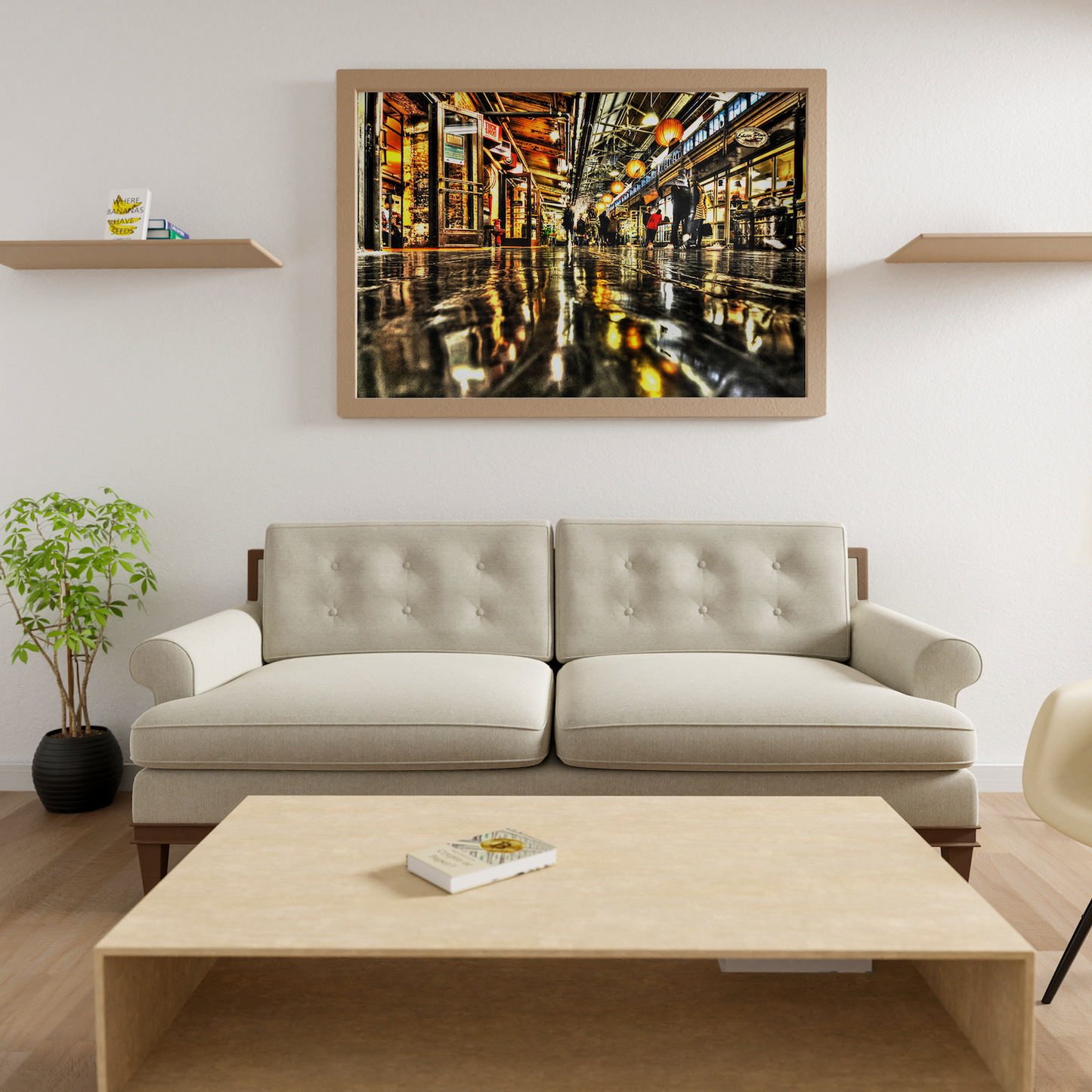 Chelsea market wall art by Mike Lindwasser