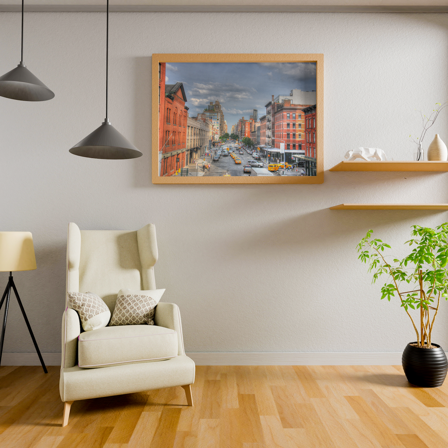 High Line view wall art by Mike Lindwasser