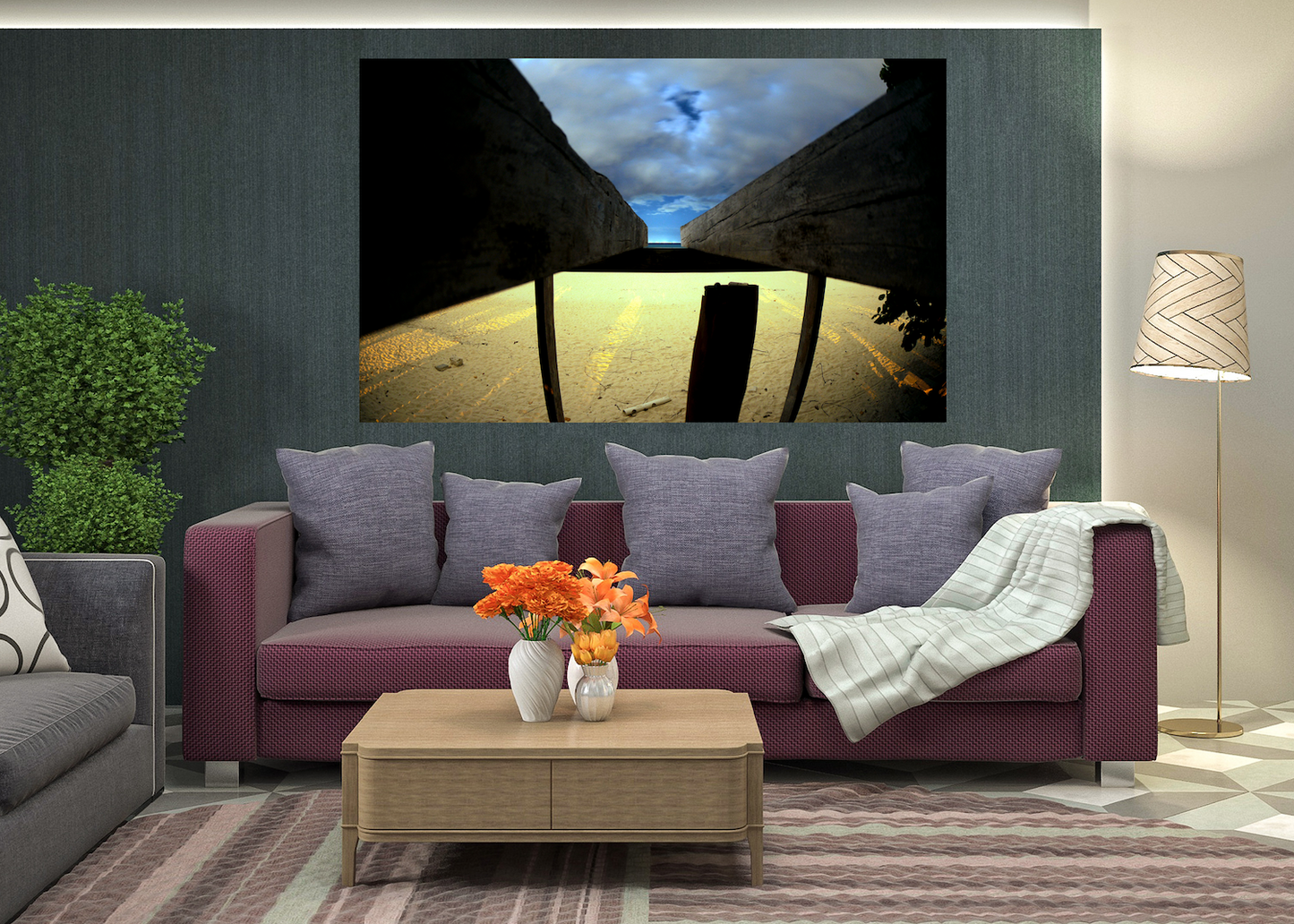 Walk the plank wall art by Mike Lindwasser