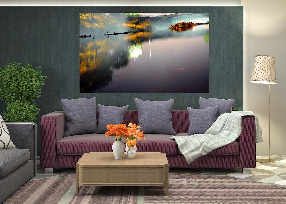 Waterfall Abstract wall art by Mike Lindwasser