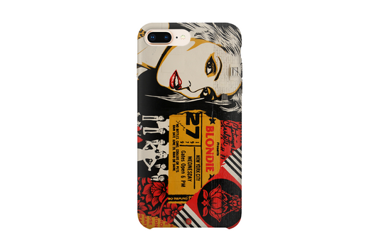 Blondie or Debbie Harry iPhone case by Mike Lindwasser