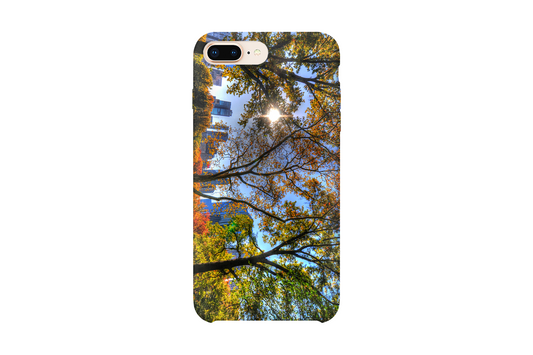 Central Park Trees iPhone case by Mike Lindwasser