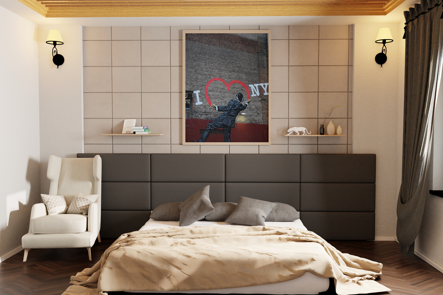 I love New York wall art by Mike Lindwasser