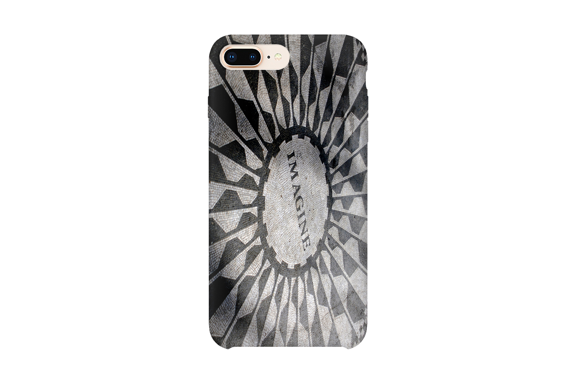 Imagine Strawberry Fields Central Park iPhone case by Mike Lindwasser