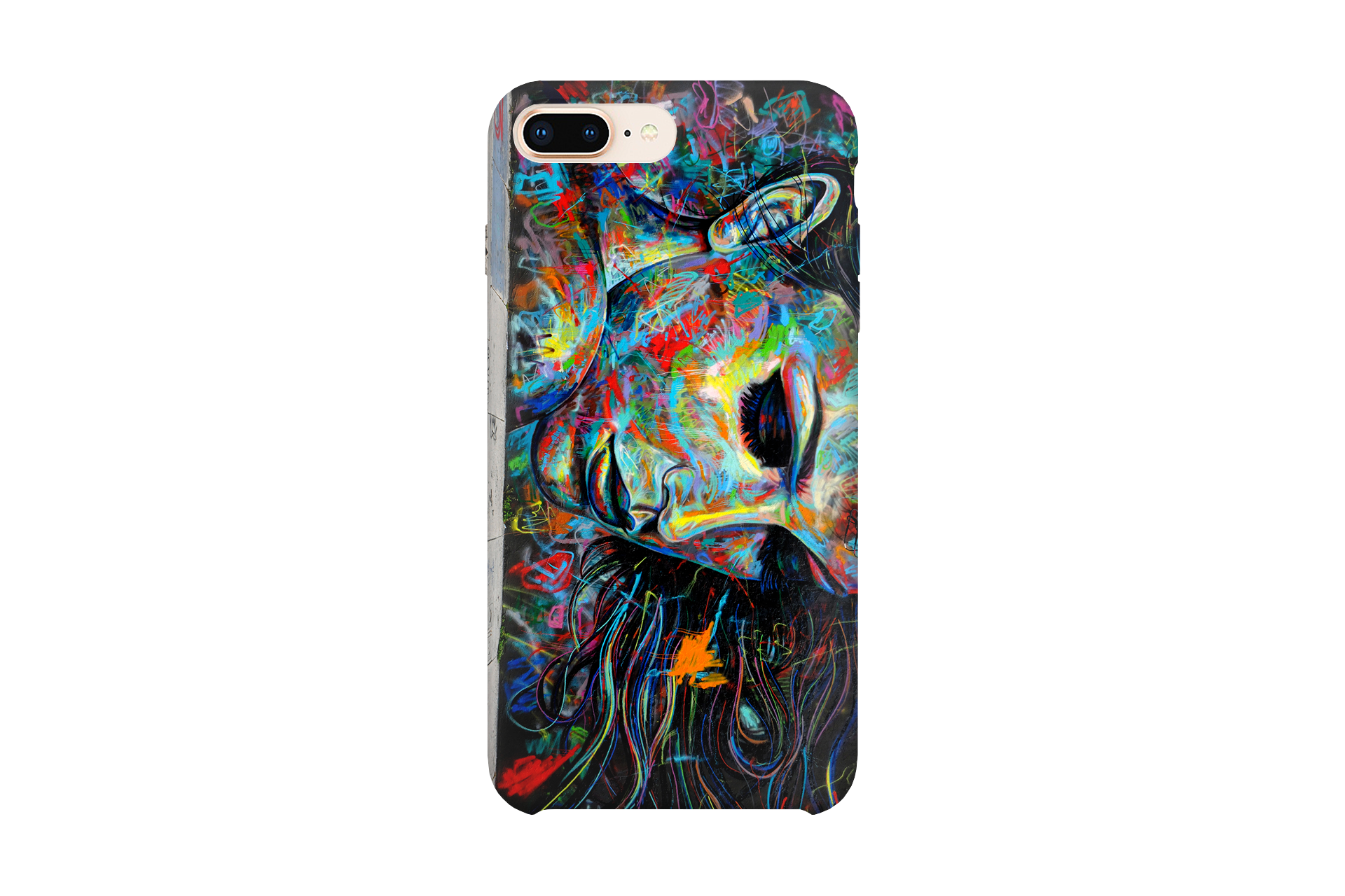 Rainbow Girl iPhone case by Mike Lindwasser
